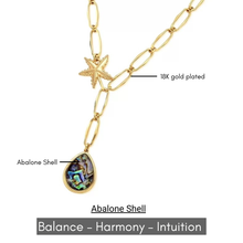 Abalone Shell Necklace - Premium 18K Gold plated