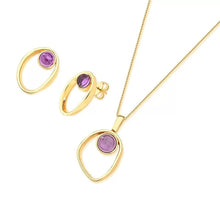 Amethyst Set - Premium 18K Gold plated