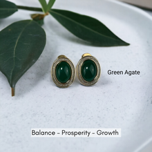 Gemstone Earrings - Premium 18K Gold plated