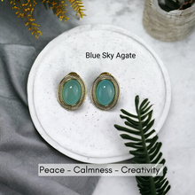 Gemstone Earrings - Premium 18K Gold plated