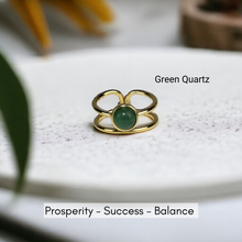 Minimalist Gemstone Ring - Premium 18K Gold plated