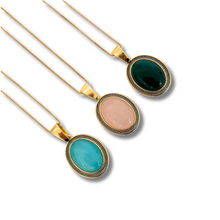 Gemstone Necklace - Premium 18K Gold plated